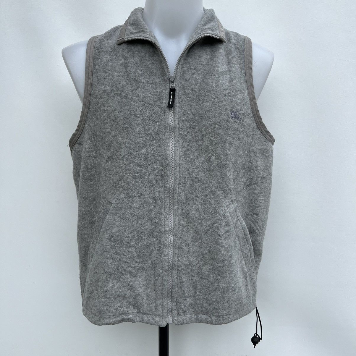 Burberry × Designer × Vintage Vintage Burberry Fleece Vest Jacket Large Youth / Men’s XXS Size US XXS / EU 40 - 3 Thumbnail