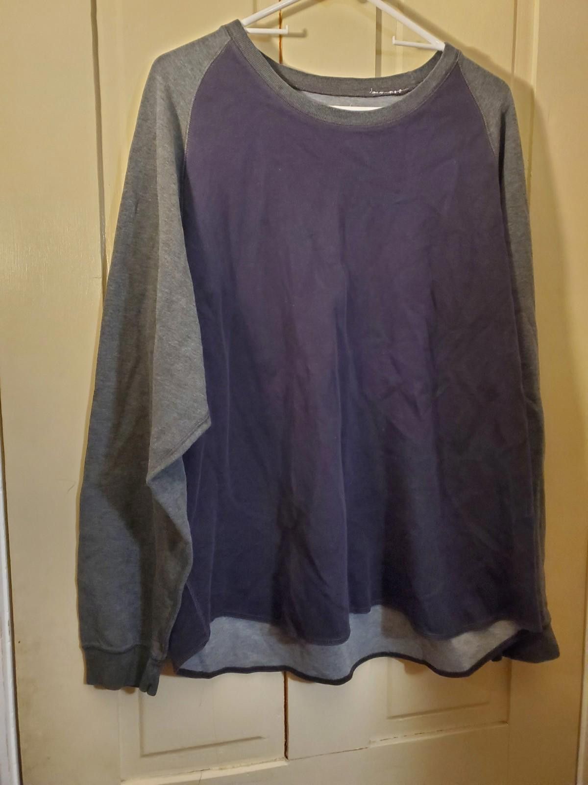 Eddie Bauer EDDIE BAUER Vintage Y2K M Crew Sweatshirt Sz L Gray Prpl Size US L / EU 52-54 / 3 - 2 Thumbnail