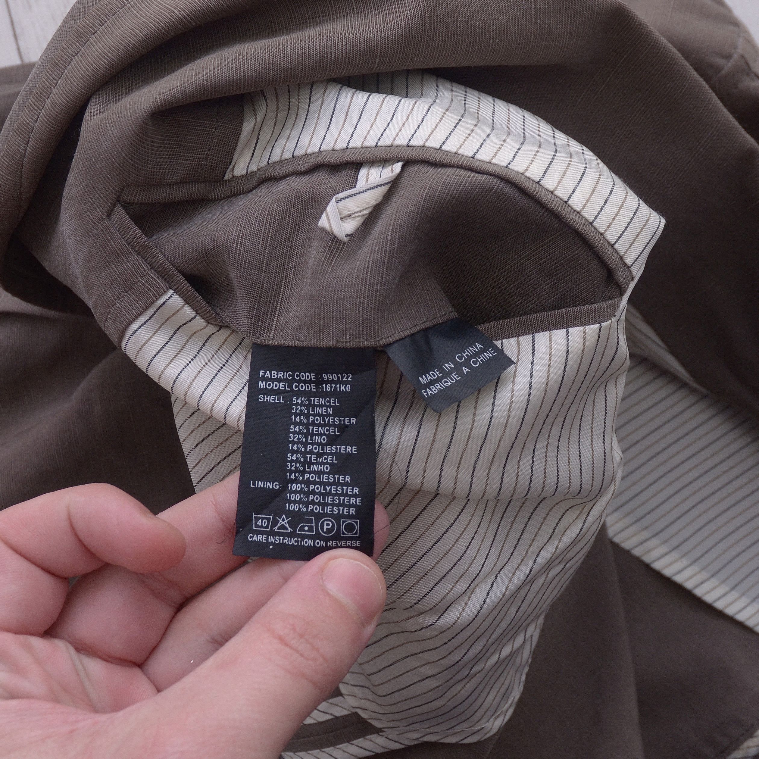 Armani Armani Collezioni Tencel Linen Casual Blazer 52R Fein Kaller Size 52R - 10 Thumbnail