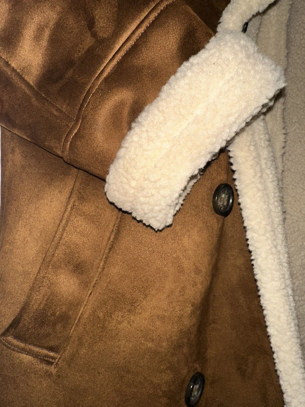 Guess Guess Faux-Shearling Overcoat Size US S / EU 44-46 / 1 - 4 Thumbnail
