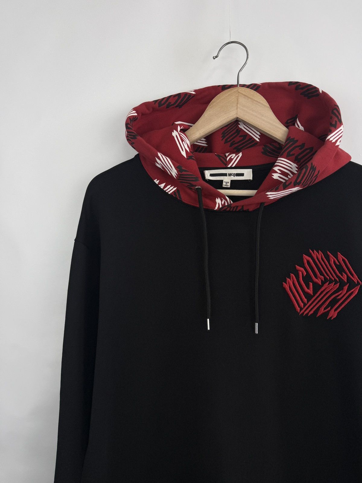 Alexander McQueen 🇮🇹 Y2K Alexander McQueen MCQ Black Hoodie Rare Retro Size US XL / EU 56 / 4 - 9 Thumbnail