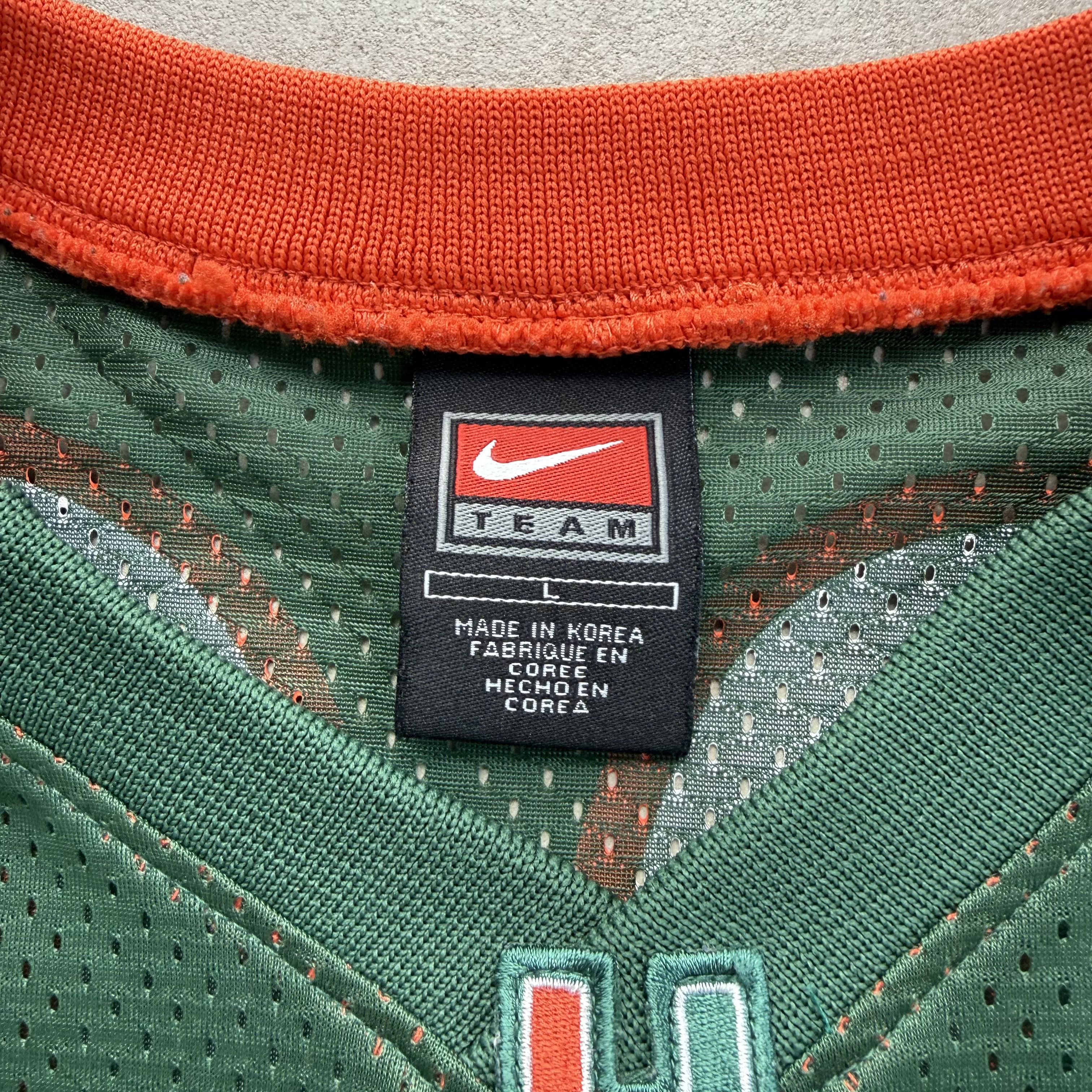 Nike Vintage Y2K Nike Team University of Miami Football Jersey Size US M / EU 48-50 / 2 - 5 Thumbnail