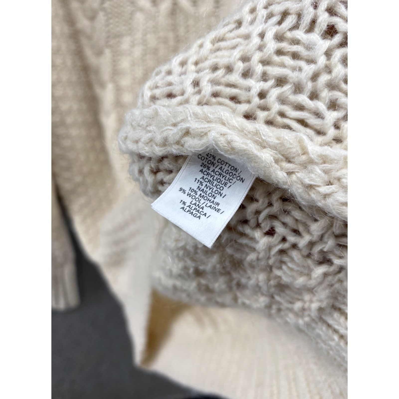 Victoria's Secret Victoria's Secret Ivory Wool Mohair Blend Knit Pullover in Size Medium User: Victoria's Secret Ivory Wool Mohair Blend Knit Pullover in Size Medium Size M / US 6-8 / IT 42-44 - 3 Thumbnail