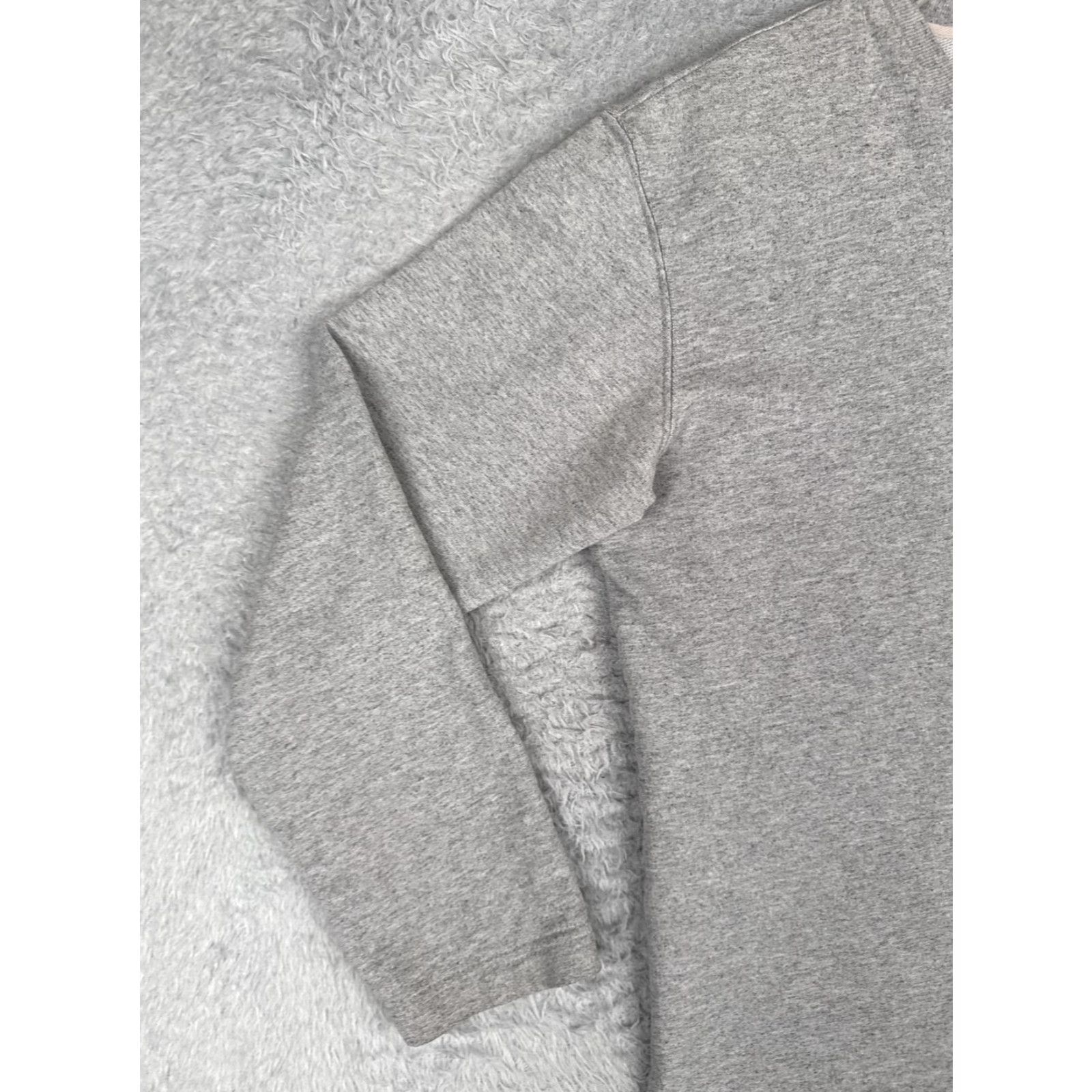 Tommy Hilfiger Tommy Hilfiger Sweater Womens M Gray V-Neck Pullover Logo Casual Regular Knit Terry Cotton Blend Hardwearing Size M / US 6-8 / IT 42-44 - 3 Thumbnail