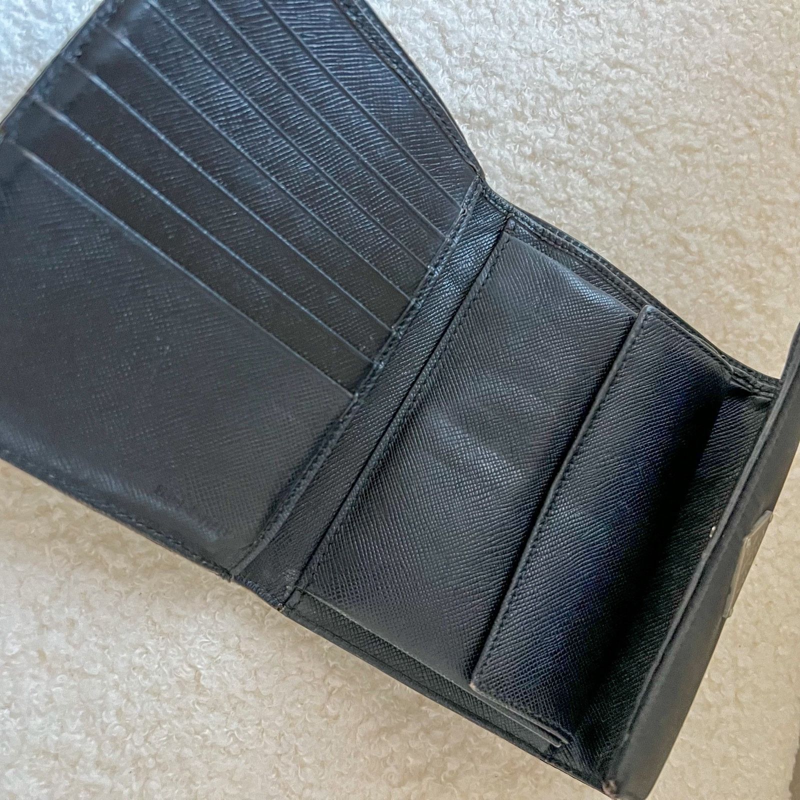 Prada PRADA Black Nylon and Leather Wallet Size ONE SIZE - 5 Thumbnail