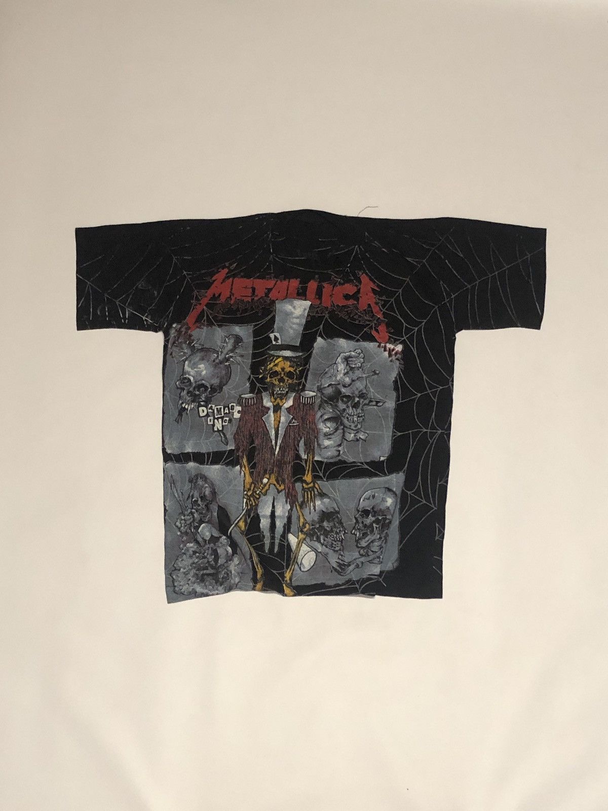 Band Tees Vintage Metallica Ringmaster Pushead OVP Tee T-shirt 1992 Size US M / EU 48-50 / 2 - 1 Thumbnail