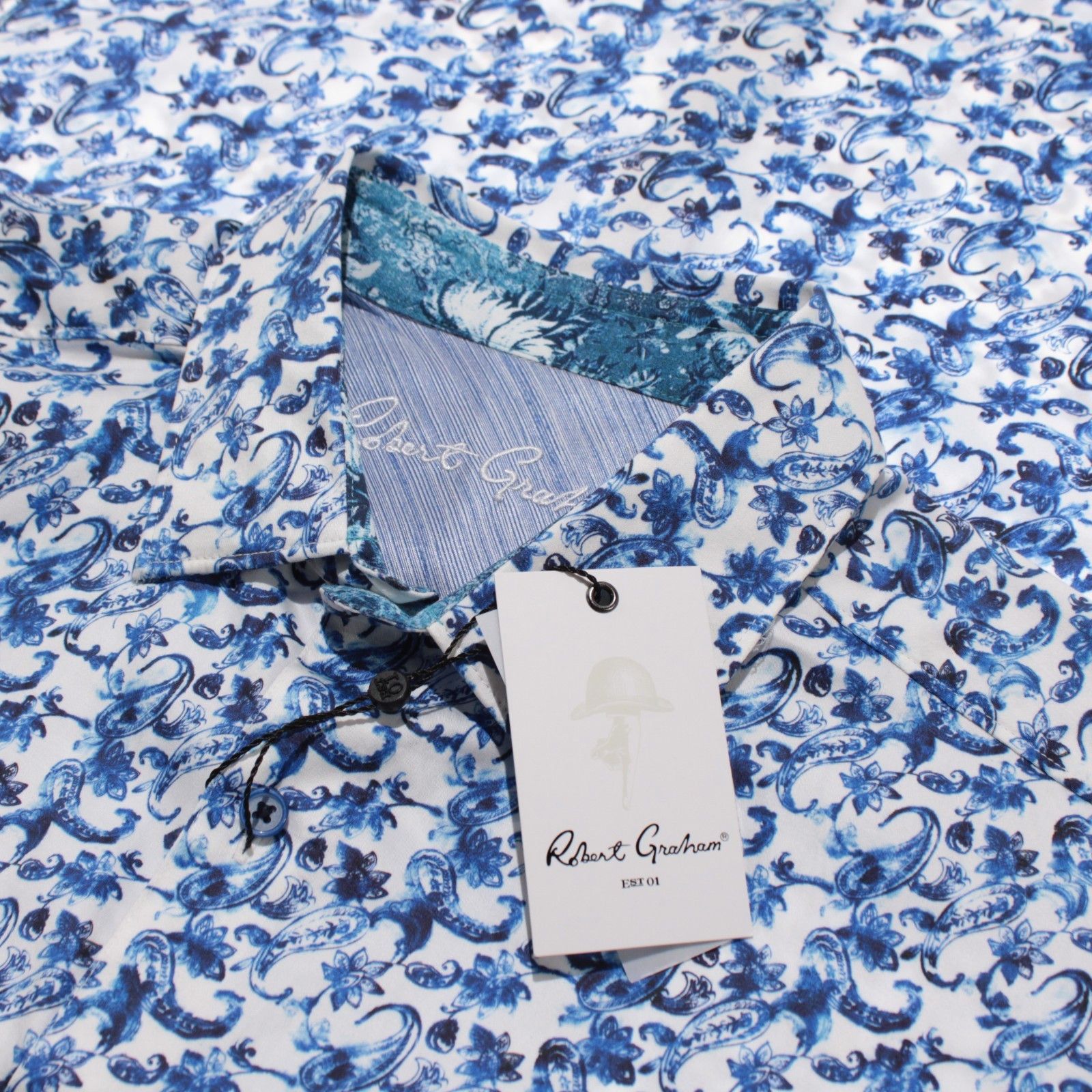 Robert Graham Robert Graham New with tags Shirt Size XL US In Blue Size US XL / EU 56 / 4 - 1 Thumbnail