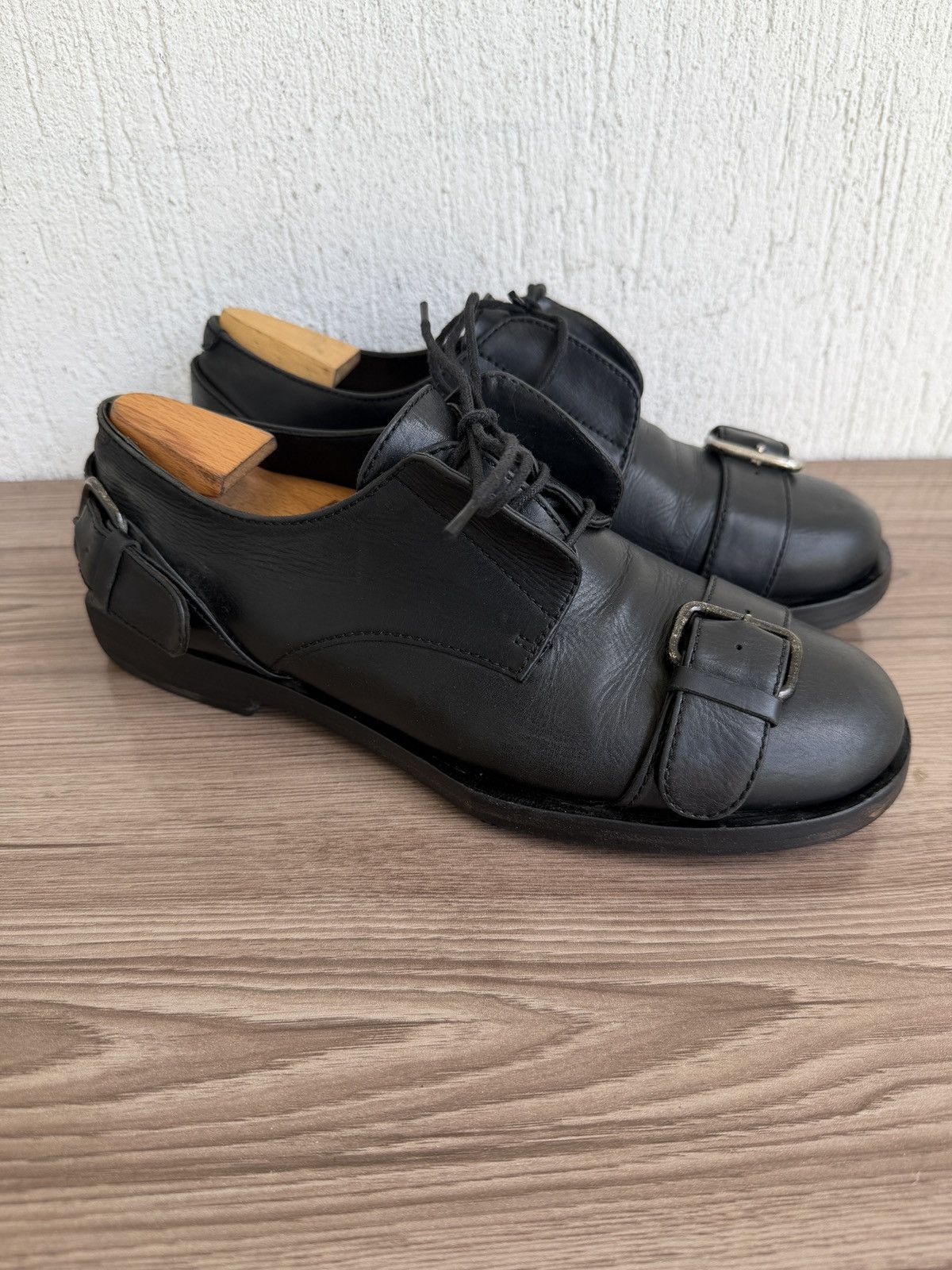Achilles Ion Gabriel Buckle strap derby with guidi,balmain,tyson vibe Size US 9 / EU 42 - 3 Thumbnail