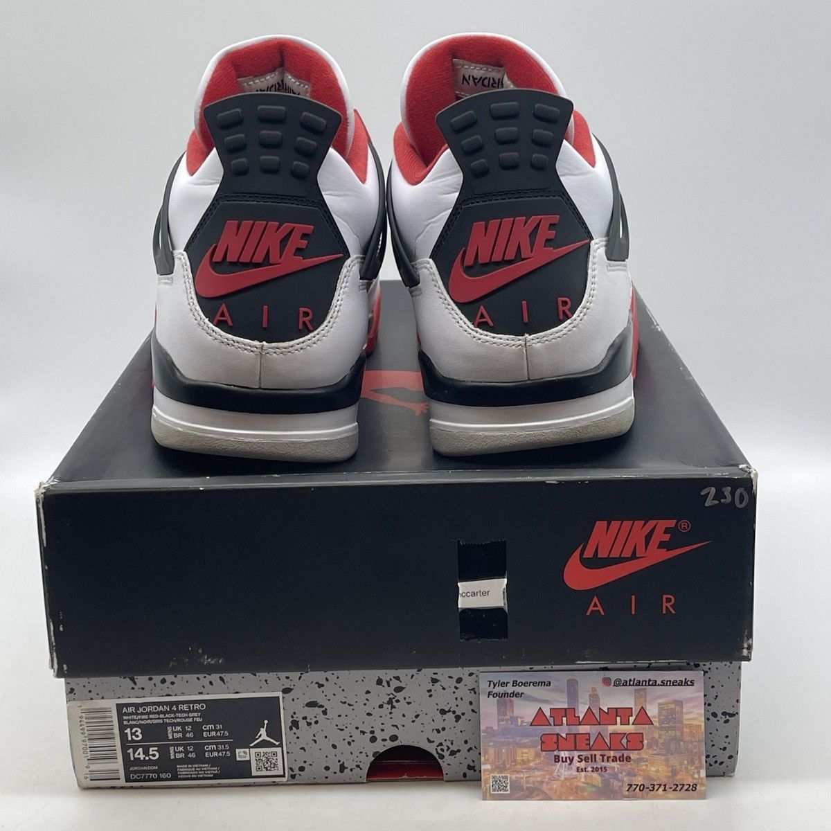 Jordan Brand Air Jordan 4 fire red Size US 13 / EU 46 - 3 Thumbnail