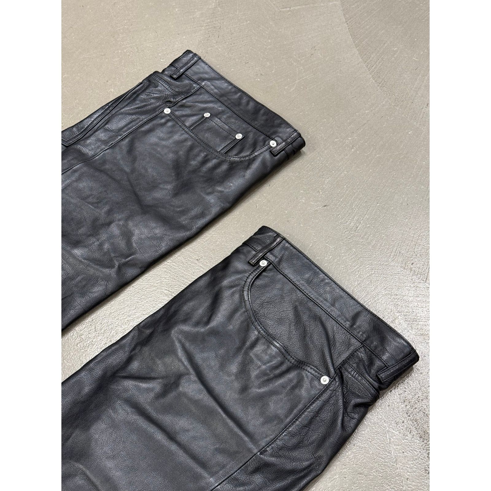 Balenciaga Balenciaga Falkon thigh-high leather pants boots Size US 7 / IT 37 - 6 Thumbnail