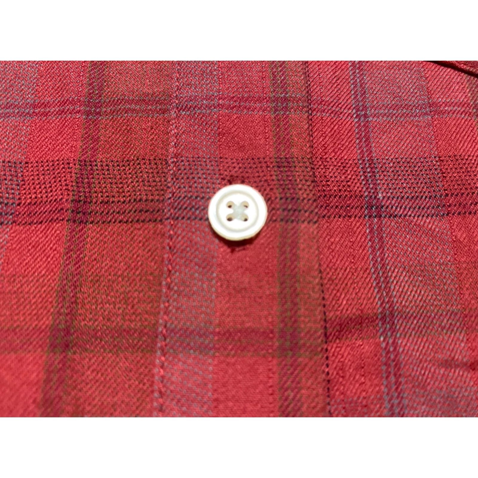 Madewell Madewell Shirt Womens Small Red Plaid Check Long Sleeve Oversized Button-Up Casual Blouse - Regular Fit, 100% Cotton, Fall Spring Summer Winter Size S / US 4 / IT 40 - 4 Thumbnail