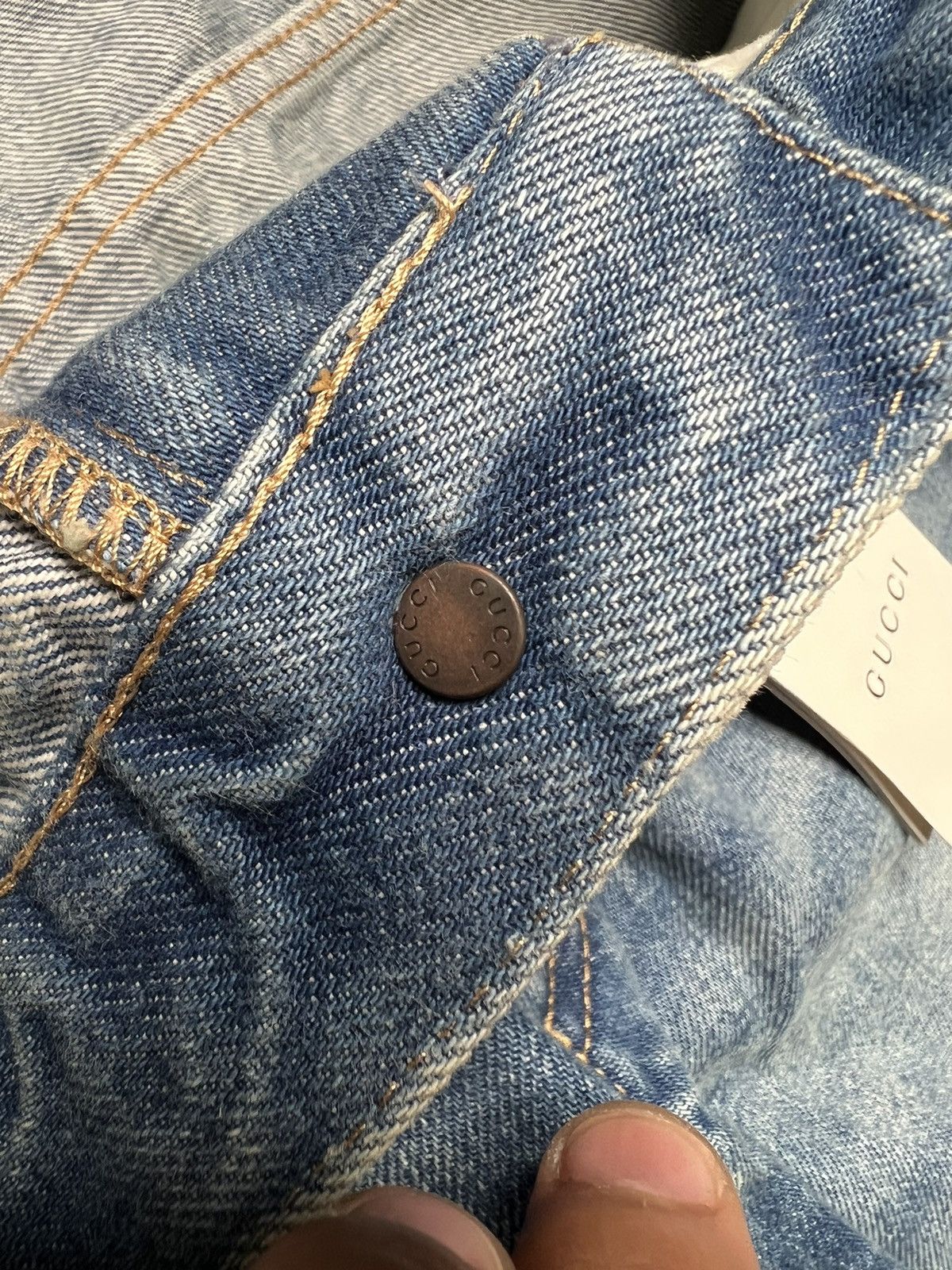 Gucci Gucci Marble Wash Jeans Size US 31 - 15 Thumbnail