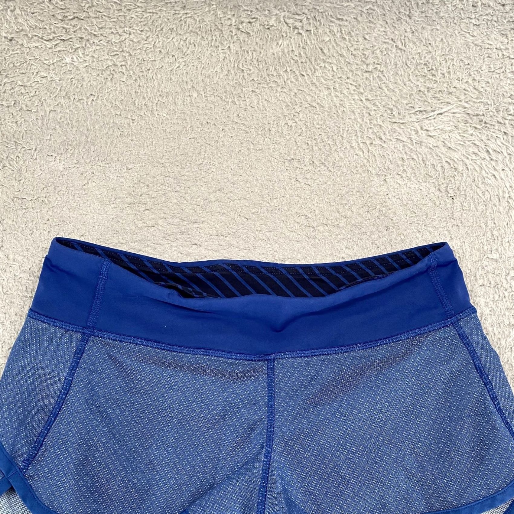 Lululemon Lululemon Womens Speed Shorts Blue Athletic Workout Gym Running 4 Lined 2.5 Inch Size 27" / US 4 / IT 40 - 3 Thumbnail