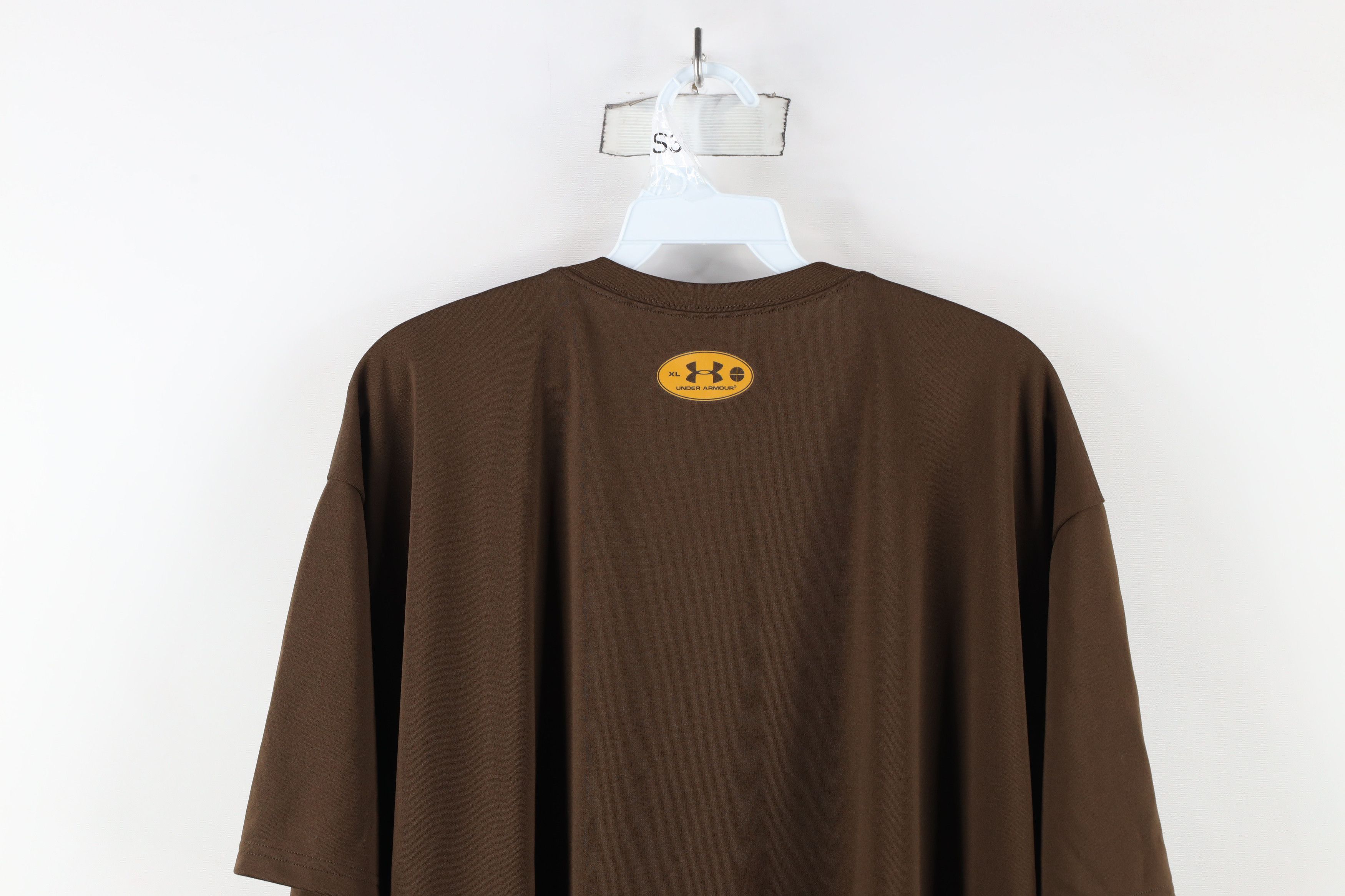 Under Armour × Vintage Vintage Under Armour Tactical Short Sleeve T-Shirt Brown Size US XL / EU 56 / 4 - 10 Thumbnail
