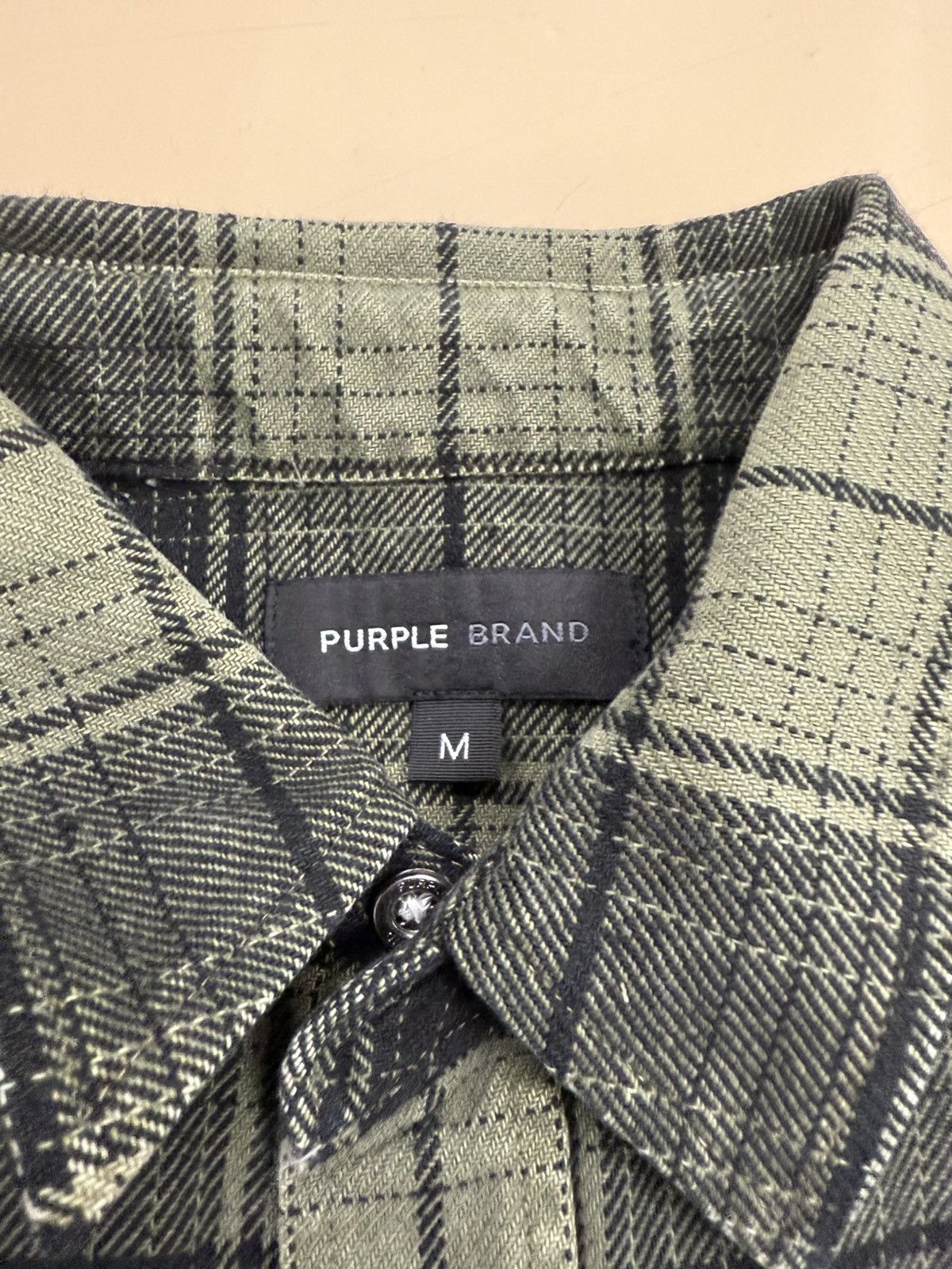 Purple Brand Purple Brand Green Flannel Size US M / EU 48-50 / 2 - 5 Thumbnail