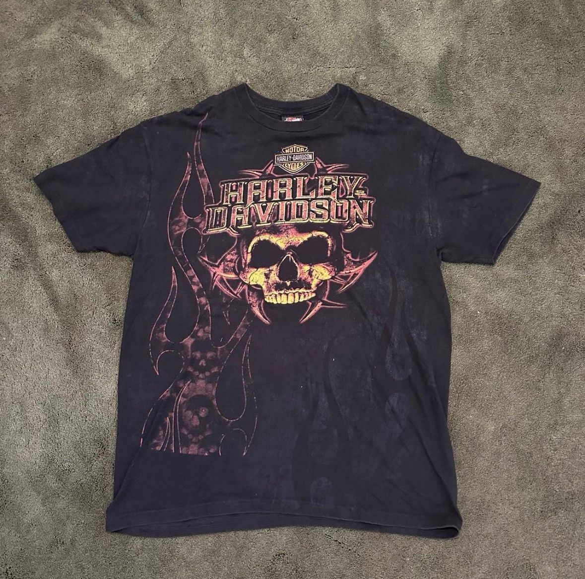Harley Davidson Harley Davidson skull t-shirt Size US XL / EU 56 / 4 - 1 Thumbnail