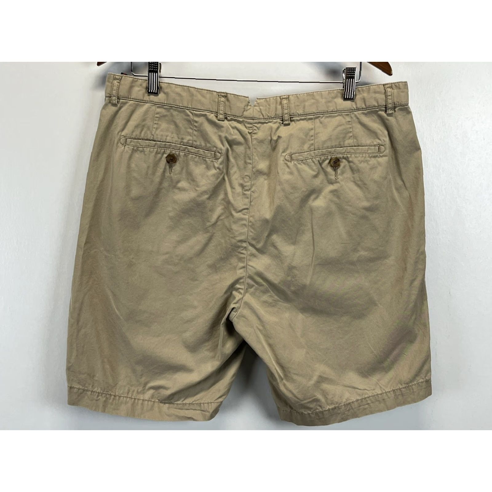 Cremieux Cremieux Flat Front Chino Shorts Sz 36 Mens Tan Brown Preppy Casual Size US 36 / EU 52 - 2 Thumbnail