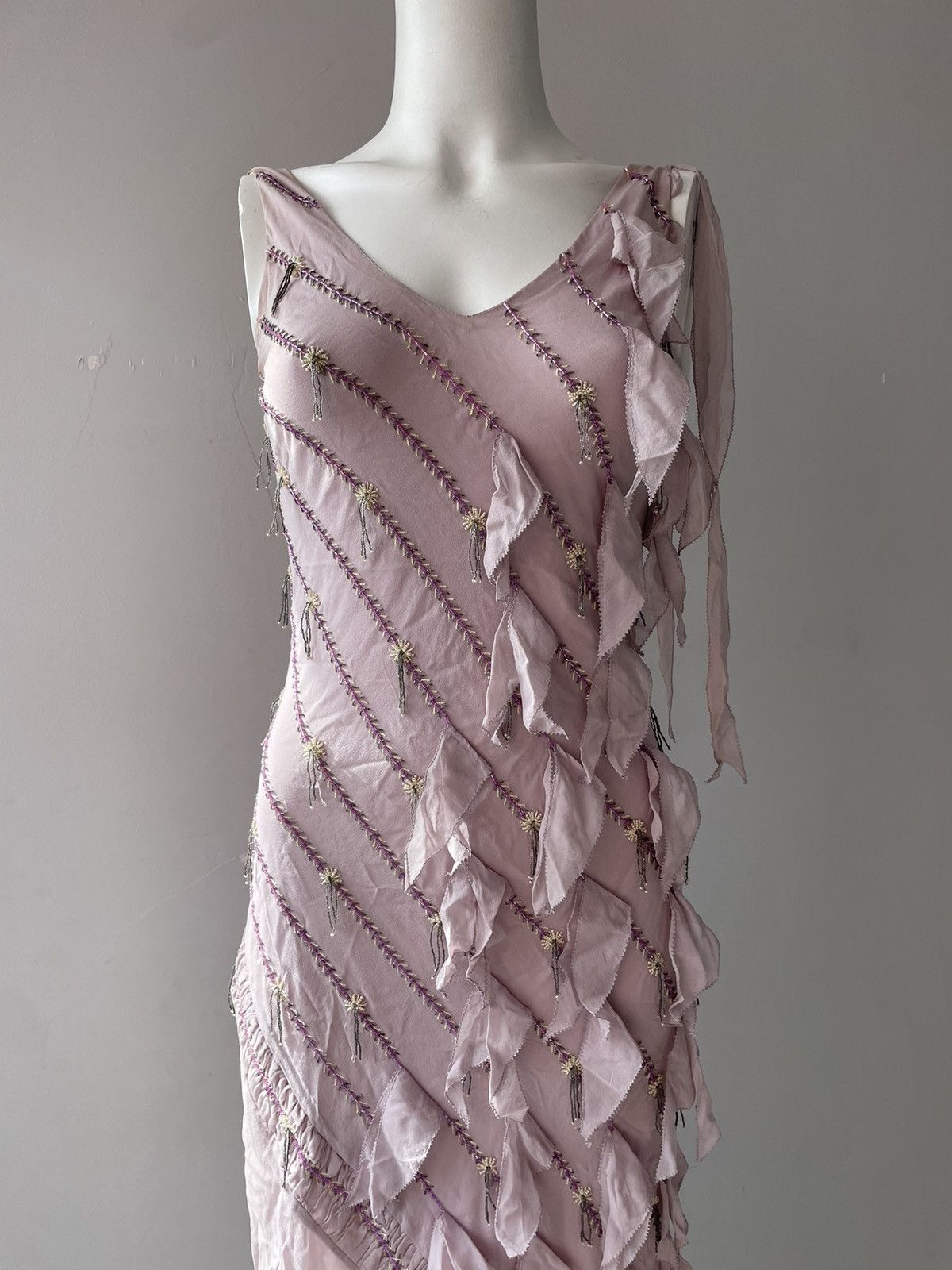 Vintage Italian silk dress Size S / US 4 / IT 40 - 6 Thumbnail