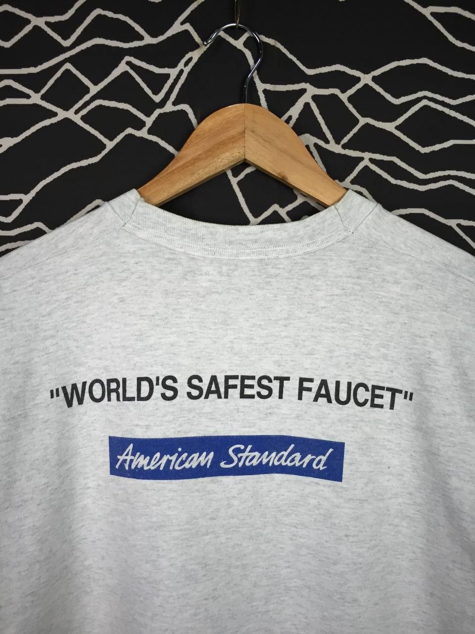 Fruit Of The Loom × Vintage Vtg 90s FOTL American Standard World's Safest Faucet Tee Size US XL / EU 56 / 4 - 11 Thumbnail