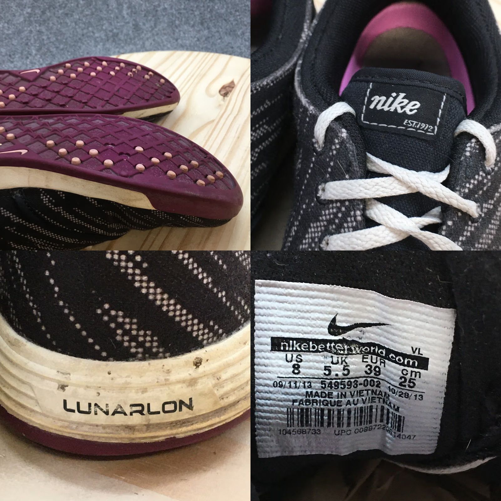 Nike Nike Lunar Duet Golf Sneakers Women's Black Round Toe Low Top 8 549593-002 Size M / US 6-8 / IT 42-44 - 9 Thumbnail