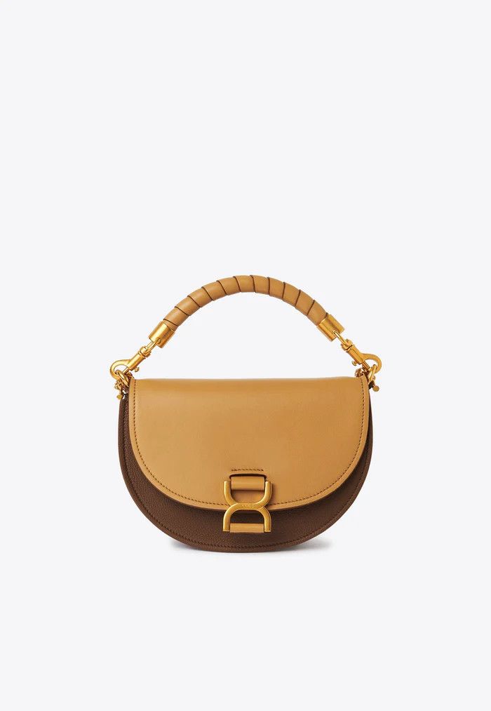 Chloe o1loc1c10425 Size: OS/ Marcie Chain Flap Bag in Creamy Brown Size ONE SIZE - 1 Thumbnail