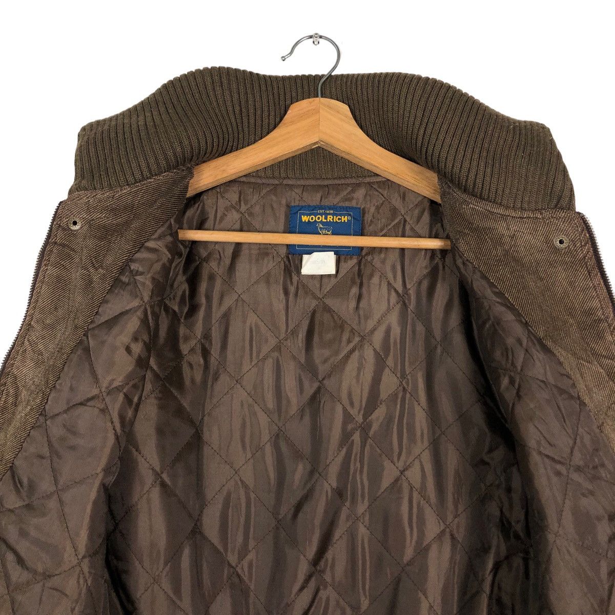 Woolrich Woolen Mills 🔥Vintage Cropped Biker Jacket Woolrich Corduroy Zipper Size US M / EU 48-50 / 2 - 13 Thumbnail