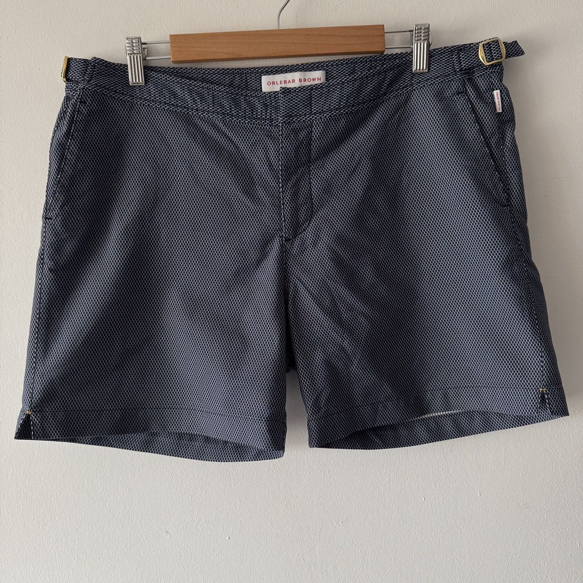 Orlebar Brown 🔥🔥 Orlebar Brown Navy Bulldog Shorts Size US 38 / EU 54 - 1 Thumbnail