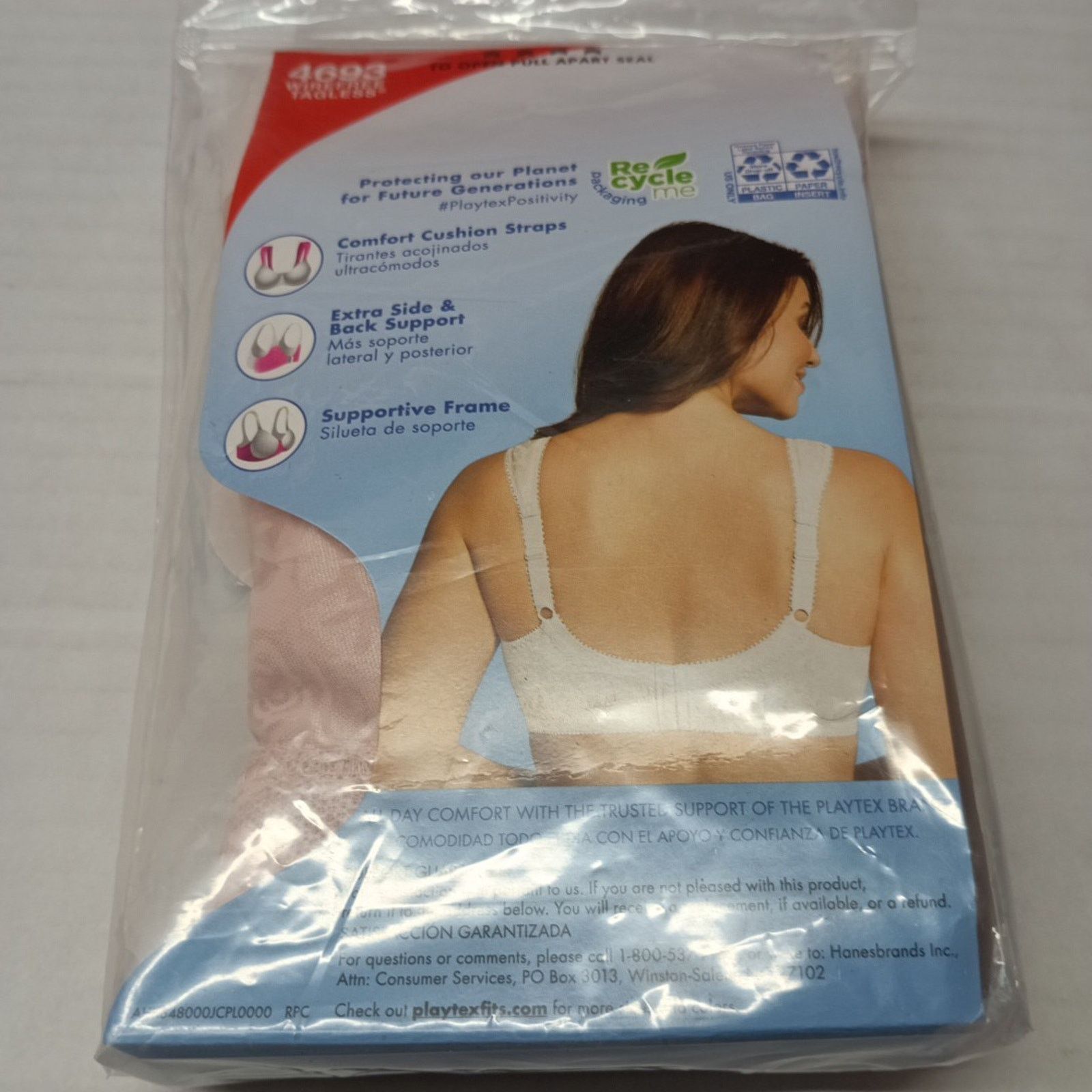 Other Playtex 18 Hour 38DD Ultimate Shoulder Comfort Wirefree Bra Size ONE SIZE - 3 Thumbnail