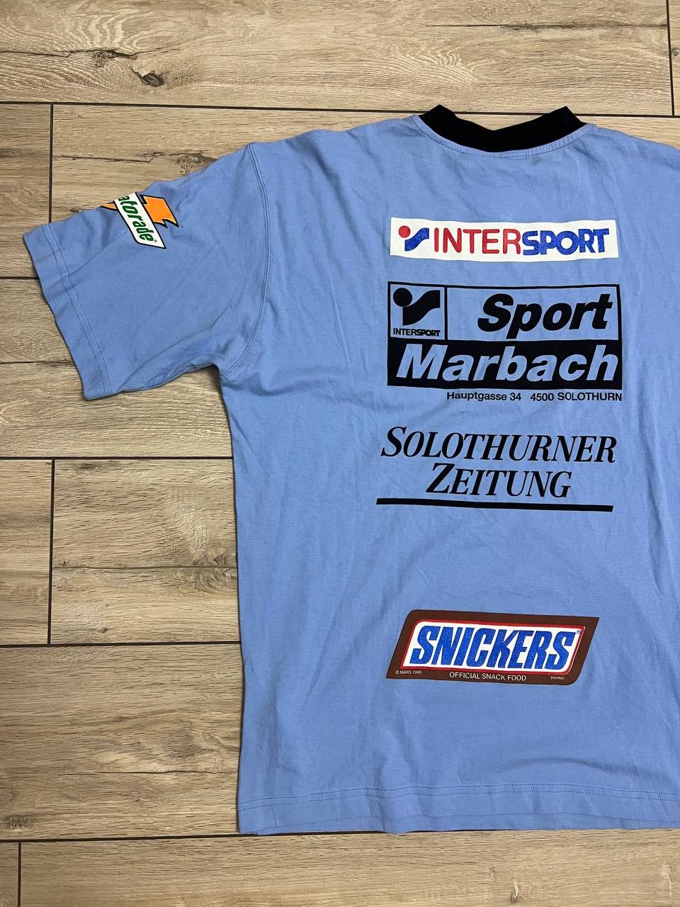 Puma Puma Vintage Street Soccer T-shirt Blue sz L Credit Suisse Size US L / EU 52-54 / 3 - 6 Thumbnail