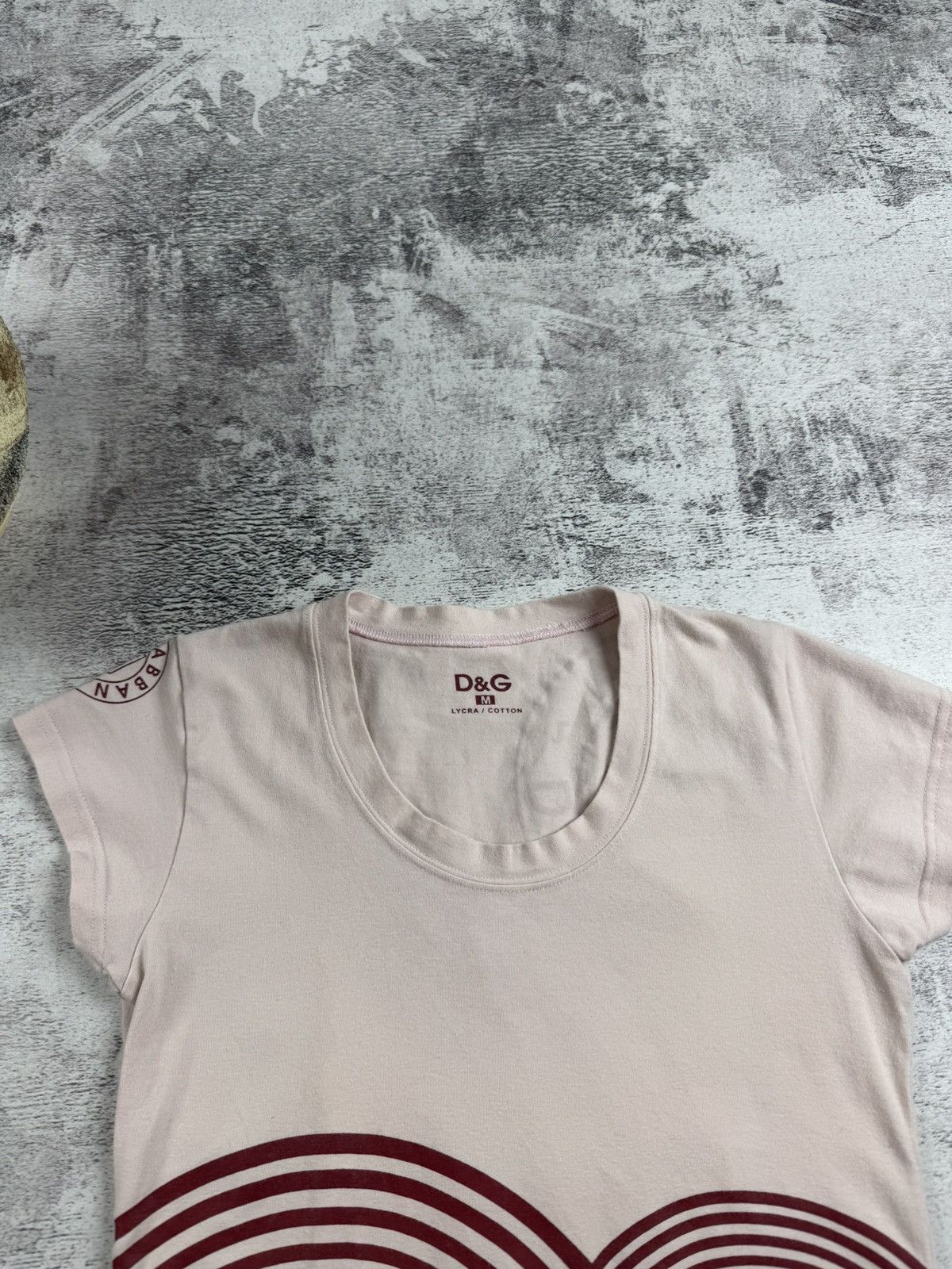 Dolce & Gabbana Dolce & Gabbana Slim Cotton Lycra Vintage Y2K Logo Jersey Women’s T Shirt Top Size M / US 6-8 / IT 42-44 - 7 Thumbnail