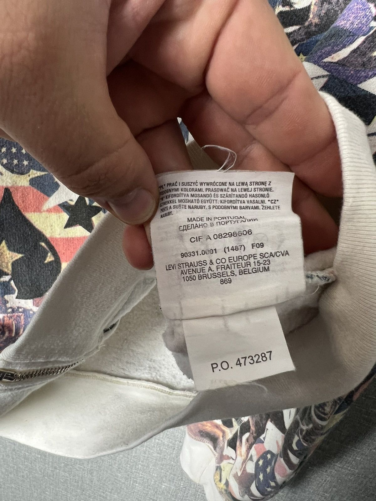 Levi's Vintage Levis Engineered Jeans All Over Printed Zip Hoodie Size US L / EU 52-54 / 3 - 20 Thumbnail