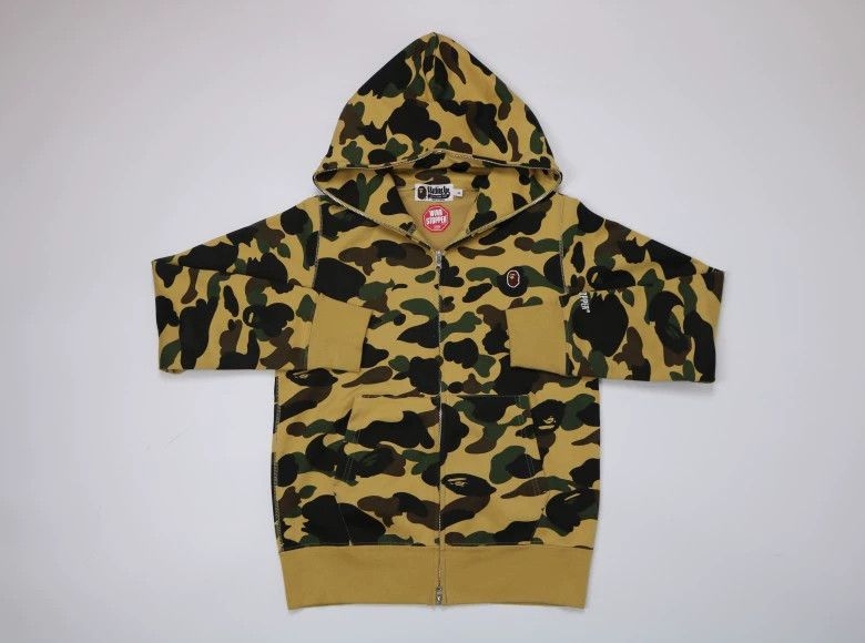 Bape BAPE WINDSTOPPER Yellow Camo Hoodie S Size US S / EU 44-46 / 1 - 1 Thumbnail