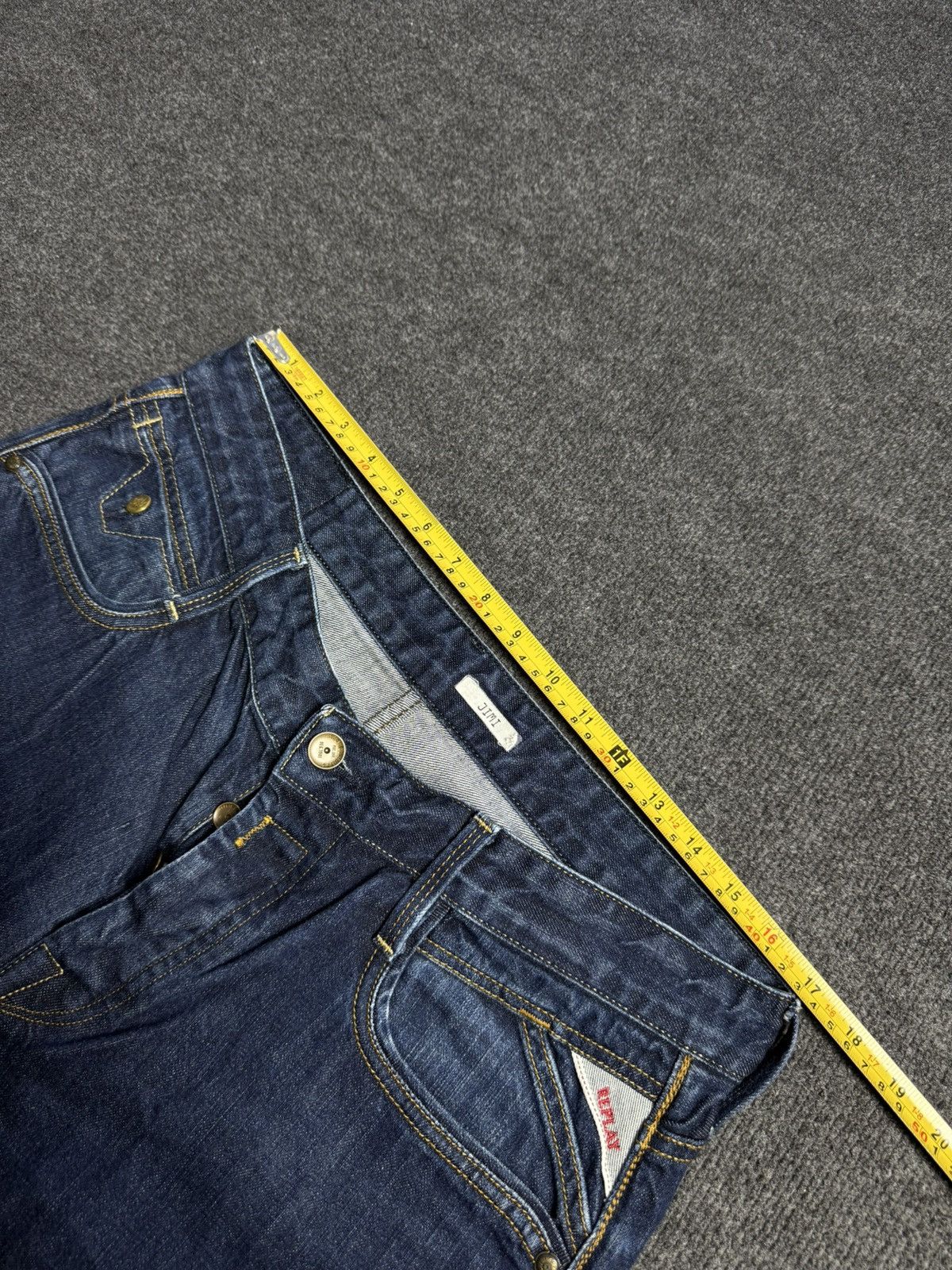 Replay Luxury 00s Y2K Replay Jimi Jeans M983 Straight Bootcut Denim Size US 34 / EU 50 - 16 Thumbnail