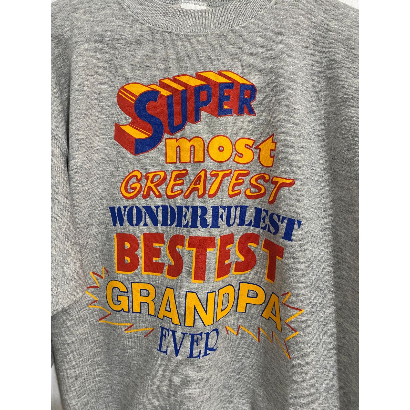 Other Vintage World's Greatest Grandpa Crewneck Sweatshirt Size US XL / EU 56 / 4 - 2 Thumbnail