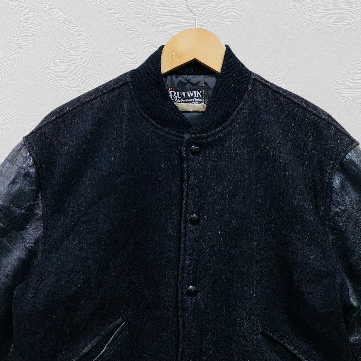 Vintage Vintage 80s Butwin varsity jacket wool Size US M / EU 48-50 / 2 - 2 Thumbnail