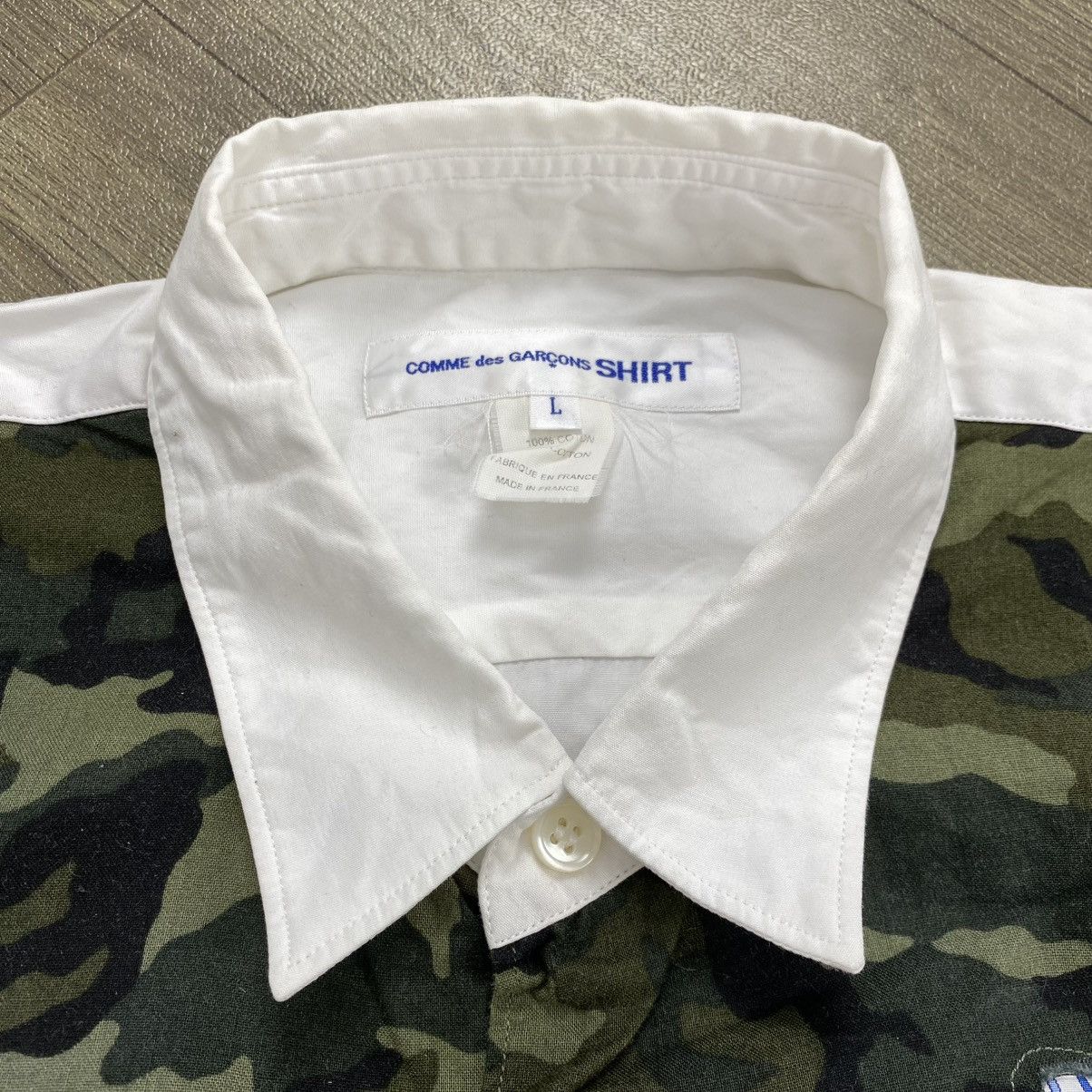 Comme des Garcons SHIRT 🇯🇵SS16 Comme des Garcons Tshirt CDG Patchwork Shirt Designer Size US L / EU 52-54 / 3 - 5 Thumbnail