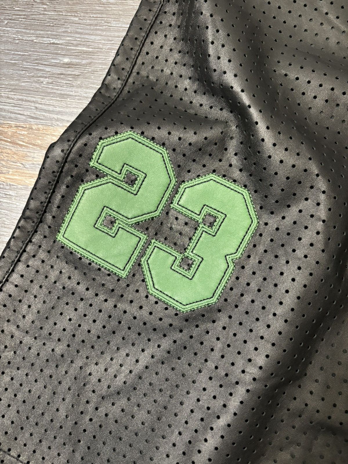 Off-White Off White Basketball Shorts Perforated Leather Size US 34 / EU 50 - 4 Thumbnail