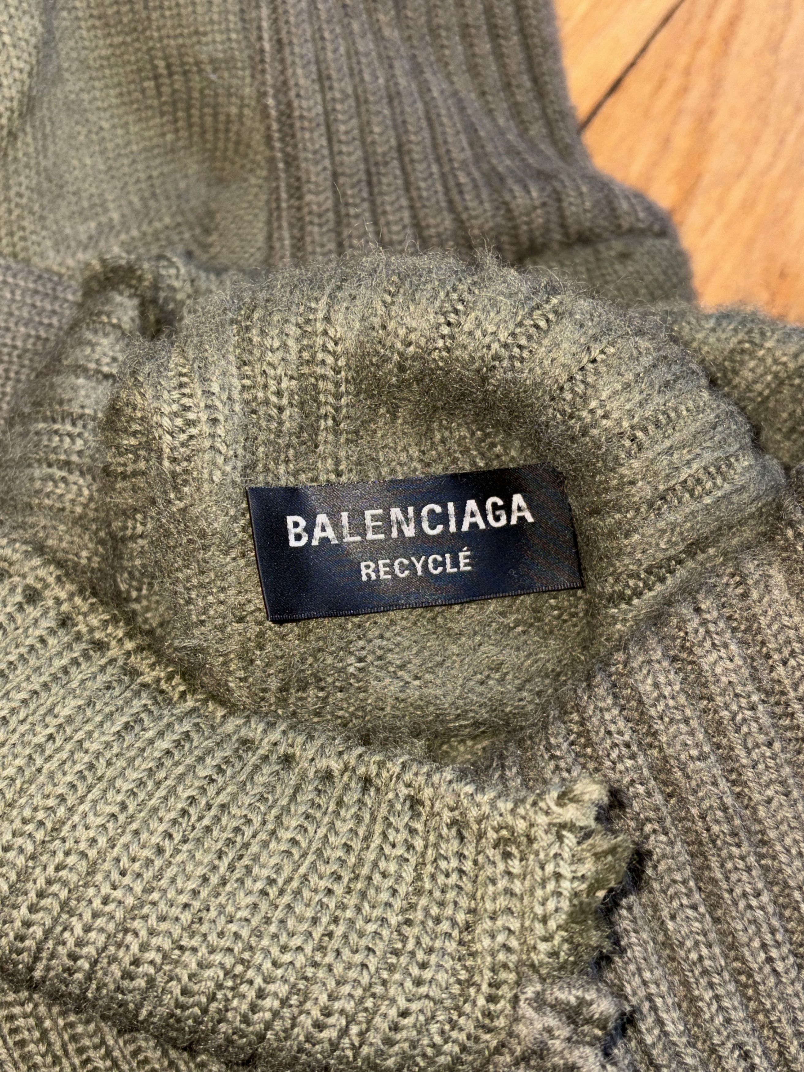Balenciaga Balenciaga Upcycled Socks Sweater Size US S / EU 44-46 / 1 - 4 Thumbnail