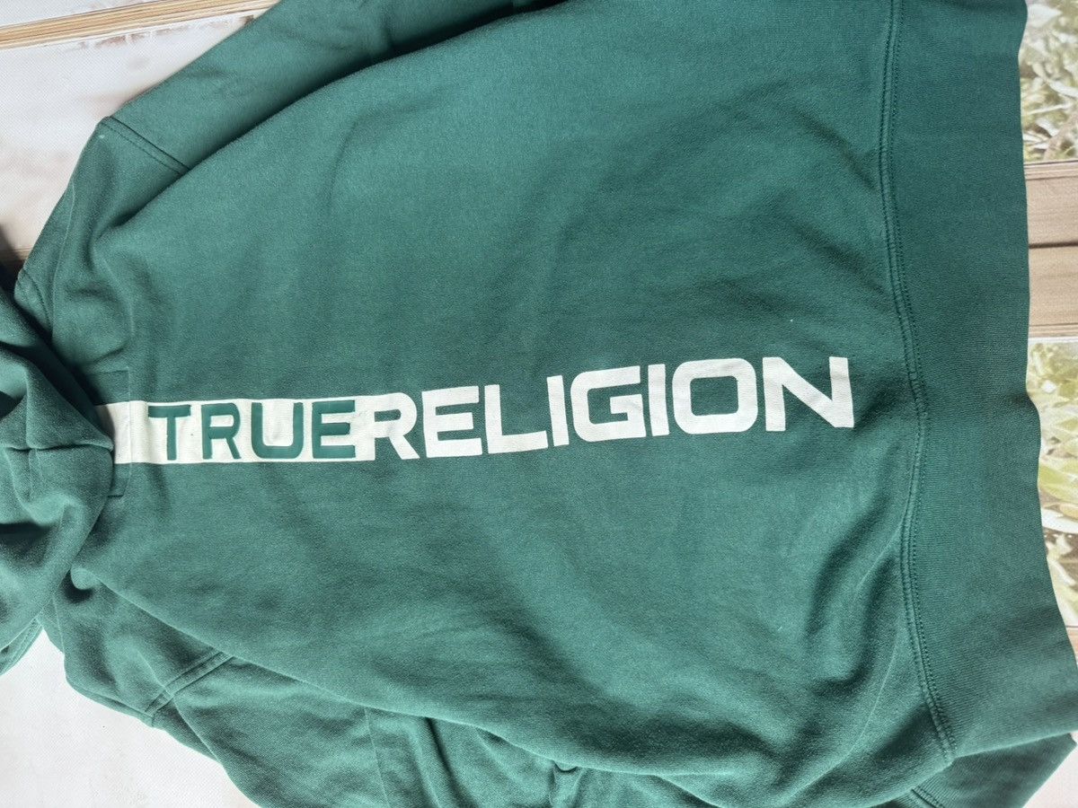 True Religion True Religion Double-Zip Boxy Hoodie - Forest Green Size US L / EU 52-54 / 3 - 8 Thumbnail