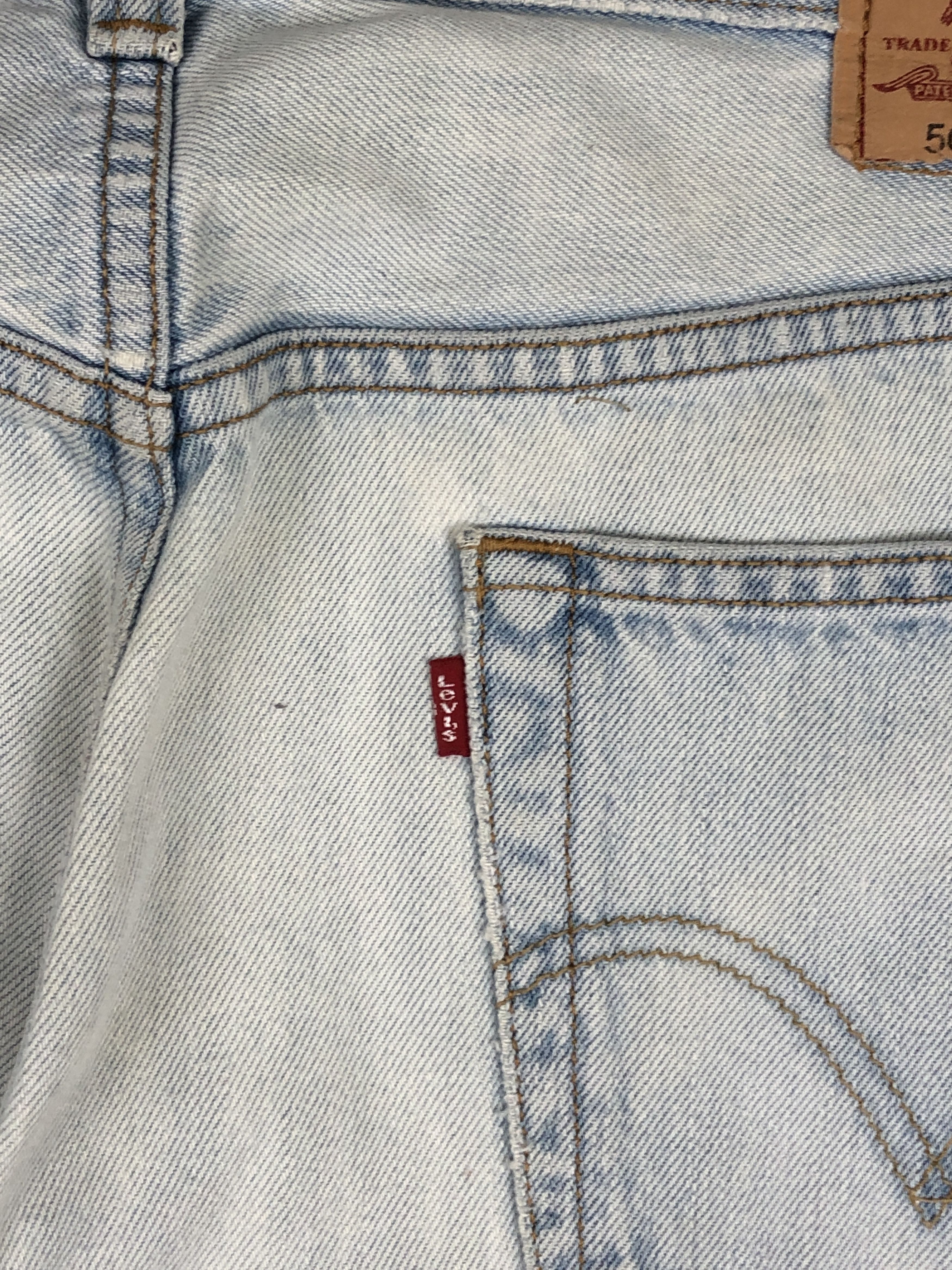 Levi's Light Washed Vintage Levis 505 Jeans DP2366 Size US 35 - 6 Thumbnail