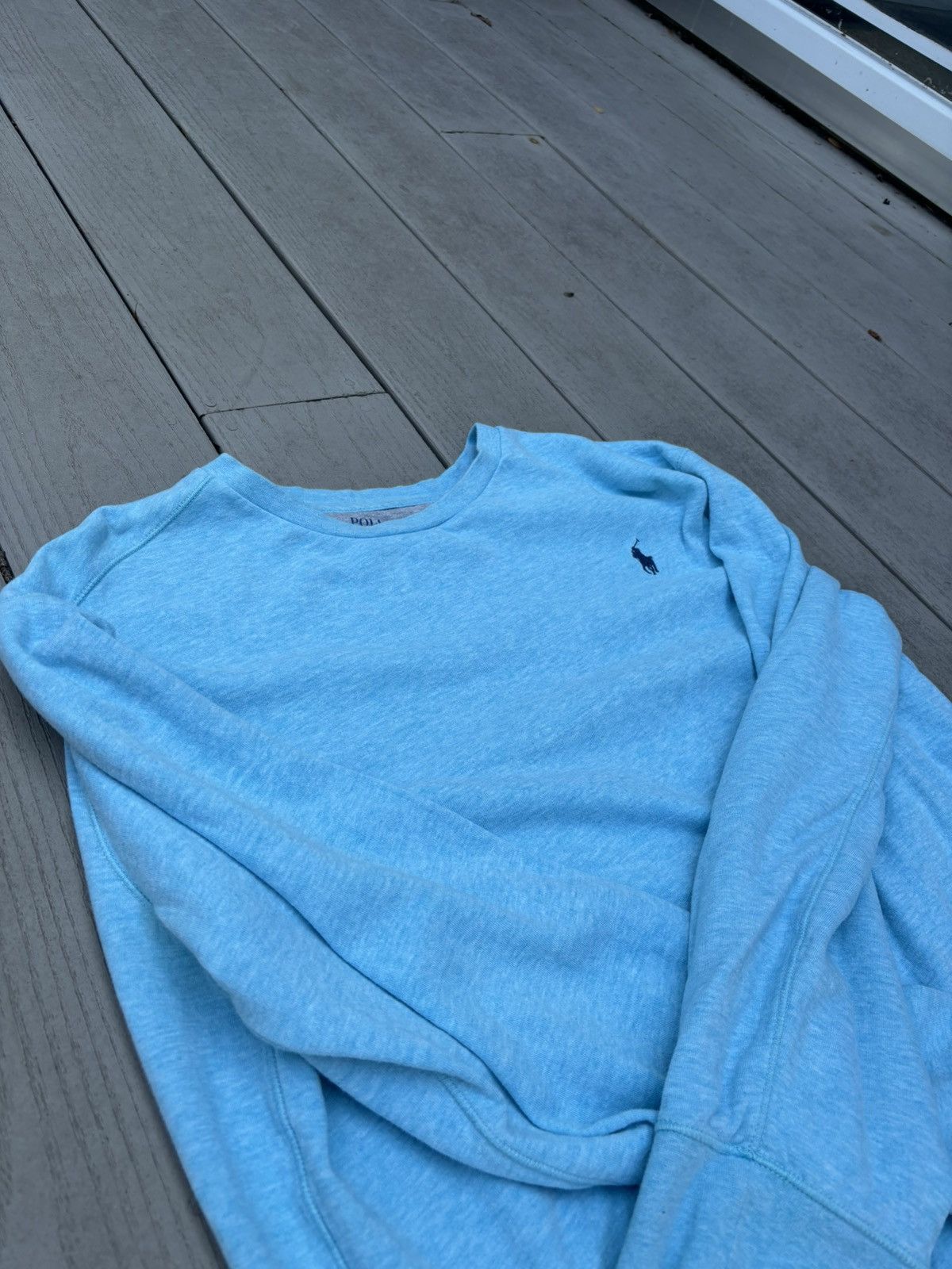 Polo Ralph Lauren Light Blue Polo Sweater Size US L / EU 52-54 / 3 - 1 Thumbnail