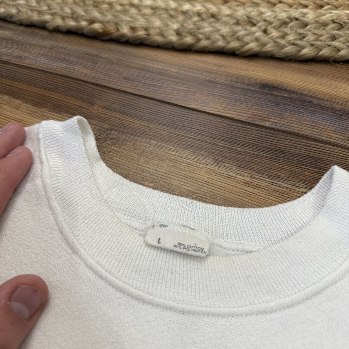 Other Vintage 90s Polo Ralph Lauren Bootleg White Crewneck Size US M / EU 48-50 / 2 - 4 Thumbnail