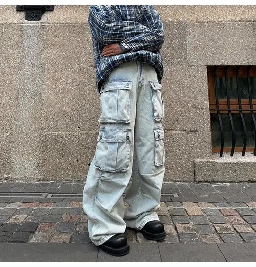 Jean Chihiro x Azumi Multi Pocket Cargo Oversized Jeans Size US 32 / EU 48 - 5 Thumbnail