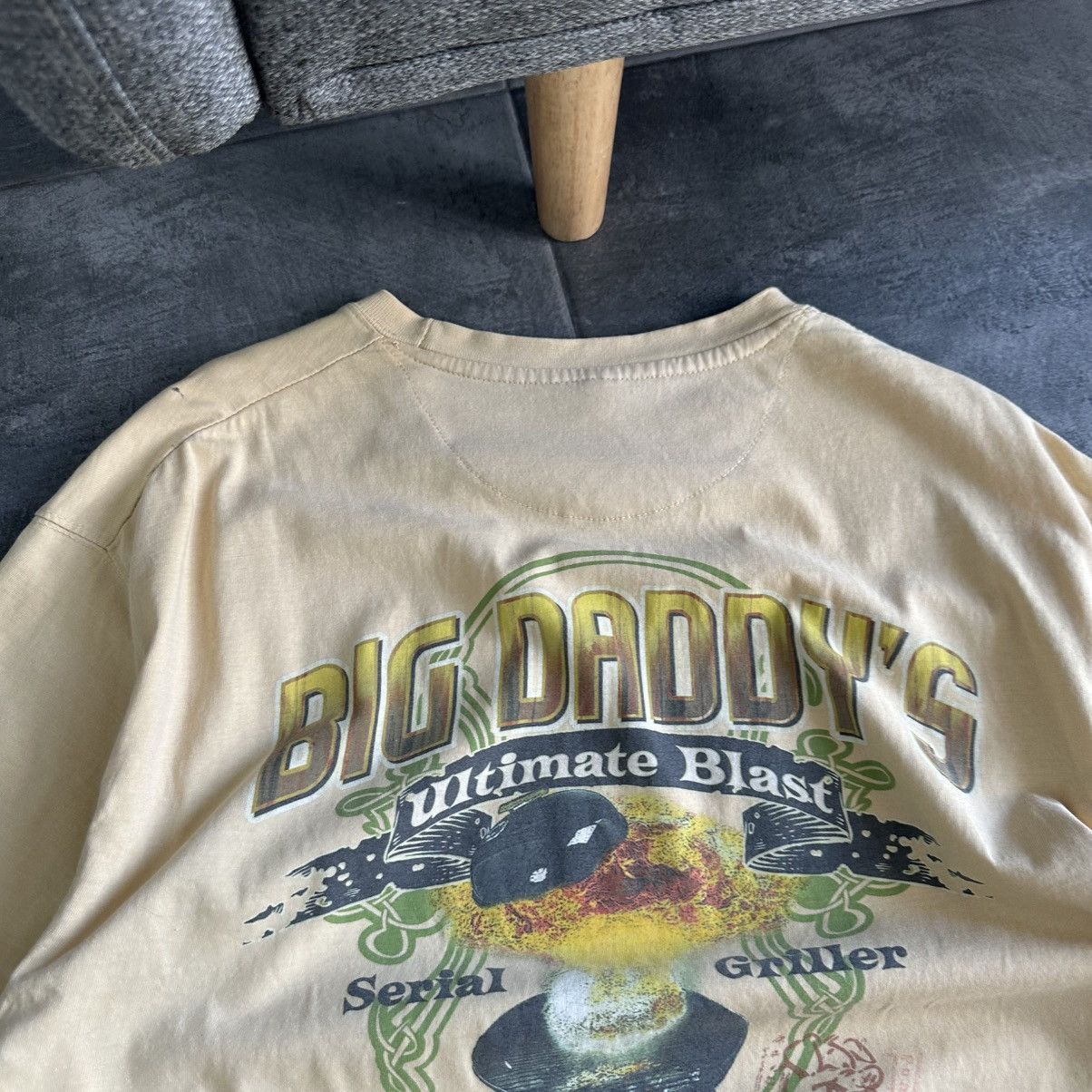 Vintage Vintage Adult”Big Daddy’s” T-shirts Time BBQ Pig Y2K 00s USA Size US L / EU 52-54 / 3 - 6 Thumbnail
