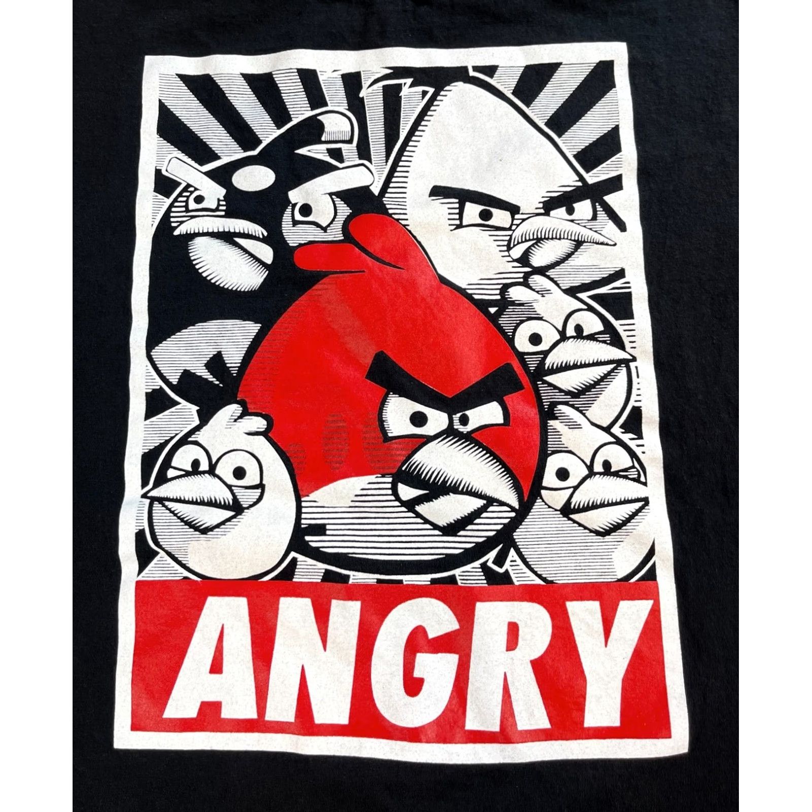 Vintage VINTAGE Angry Birds T-Shirt Unisex Adults M Black 100% Cotton Graphic Print Size Medium Size US M / EU 48-50 / 2 - 3 Thumbnail