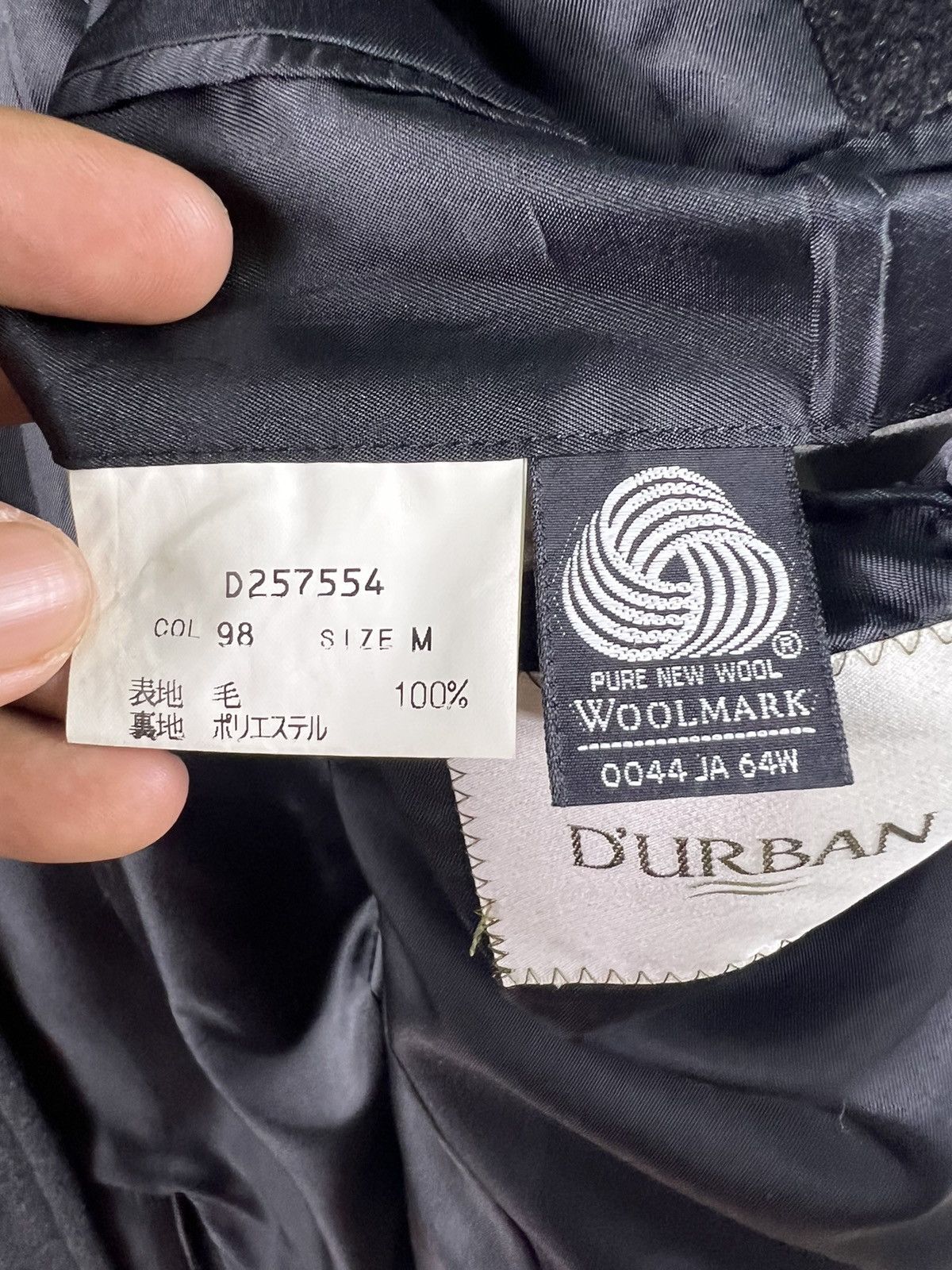 Japanese Brand 🔥 D'Urban Japan wool Over coat - M Size US M / EU 48-50 / 2 - 7 Thumbnail