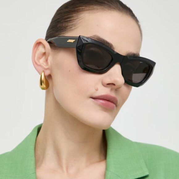 Bottega Veneta NEW BOTTEGA VENETA SUNGLASSES BV1251S 001 BLACK WOMEN EYEWEA Size ONE SIZE - 1 Thumbnail