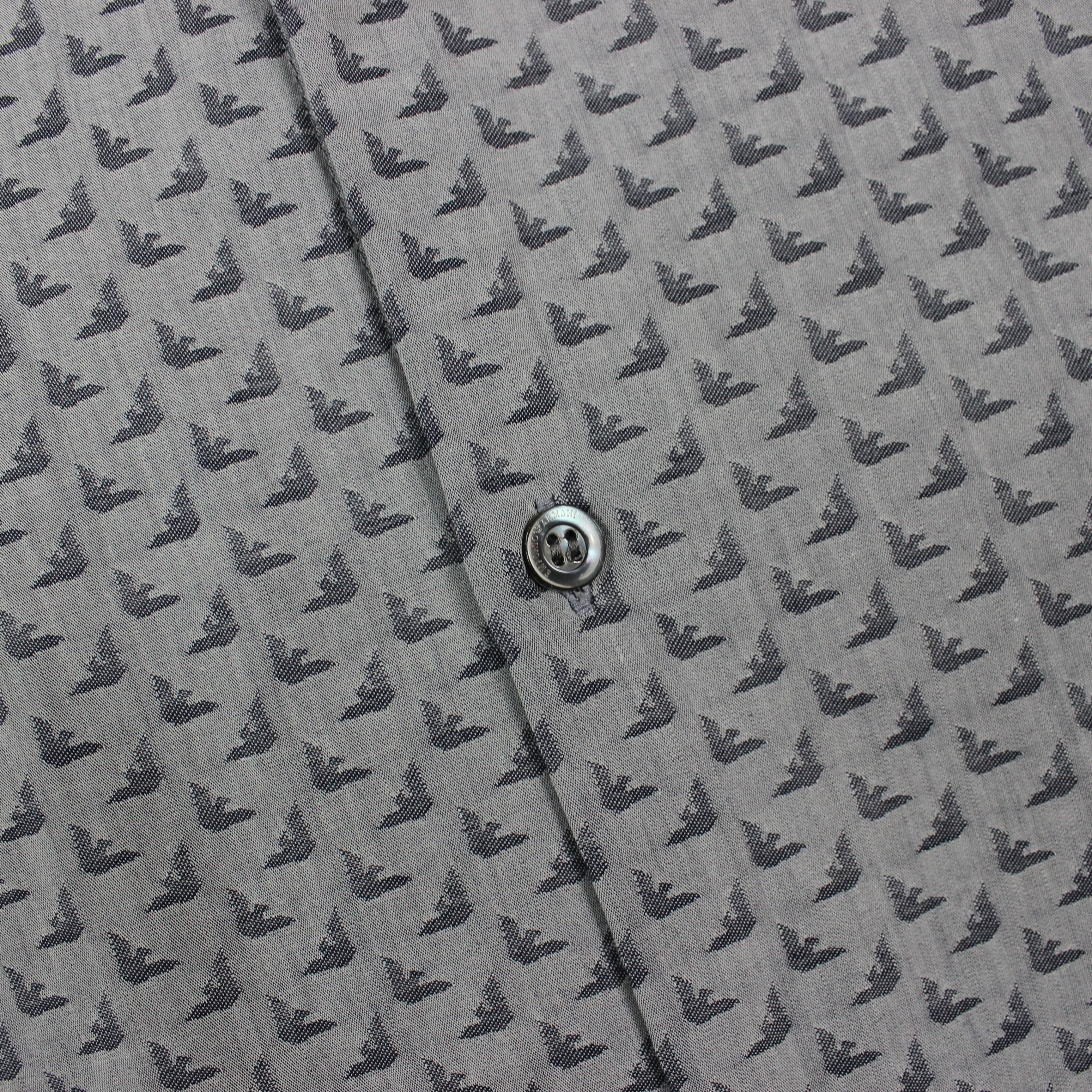 Emporio Armani EA Emporio Armani men shirt buttons ups S gray Size US S / EU 44-46 / 1 - 5 Thumbnail