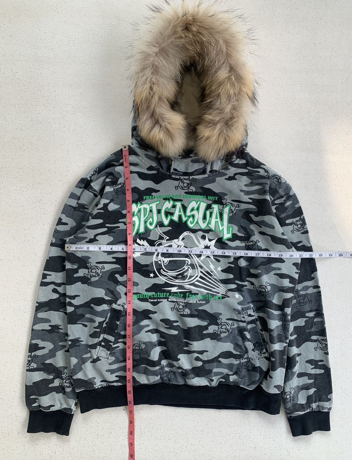 Japanese Brand Japanese S.Plus Fur Hoodie Ifsixwasnine Lgb Style Size US M / EU 48-50 / 2 - 2 Thumbnail