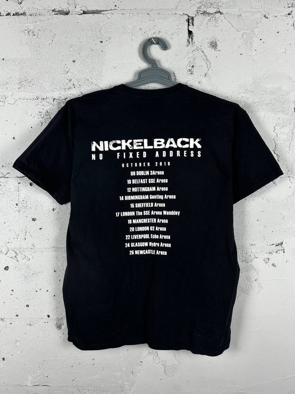 Band Tees Nickelback No Fixed Address Logo t shirt merch tour Size US L / EU 52-54 / 3 - 5 Thumbnail
